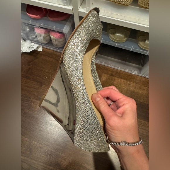 Jimmy Choo Sparkle Wedges - Picture 3 of 5